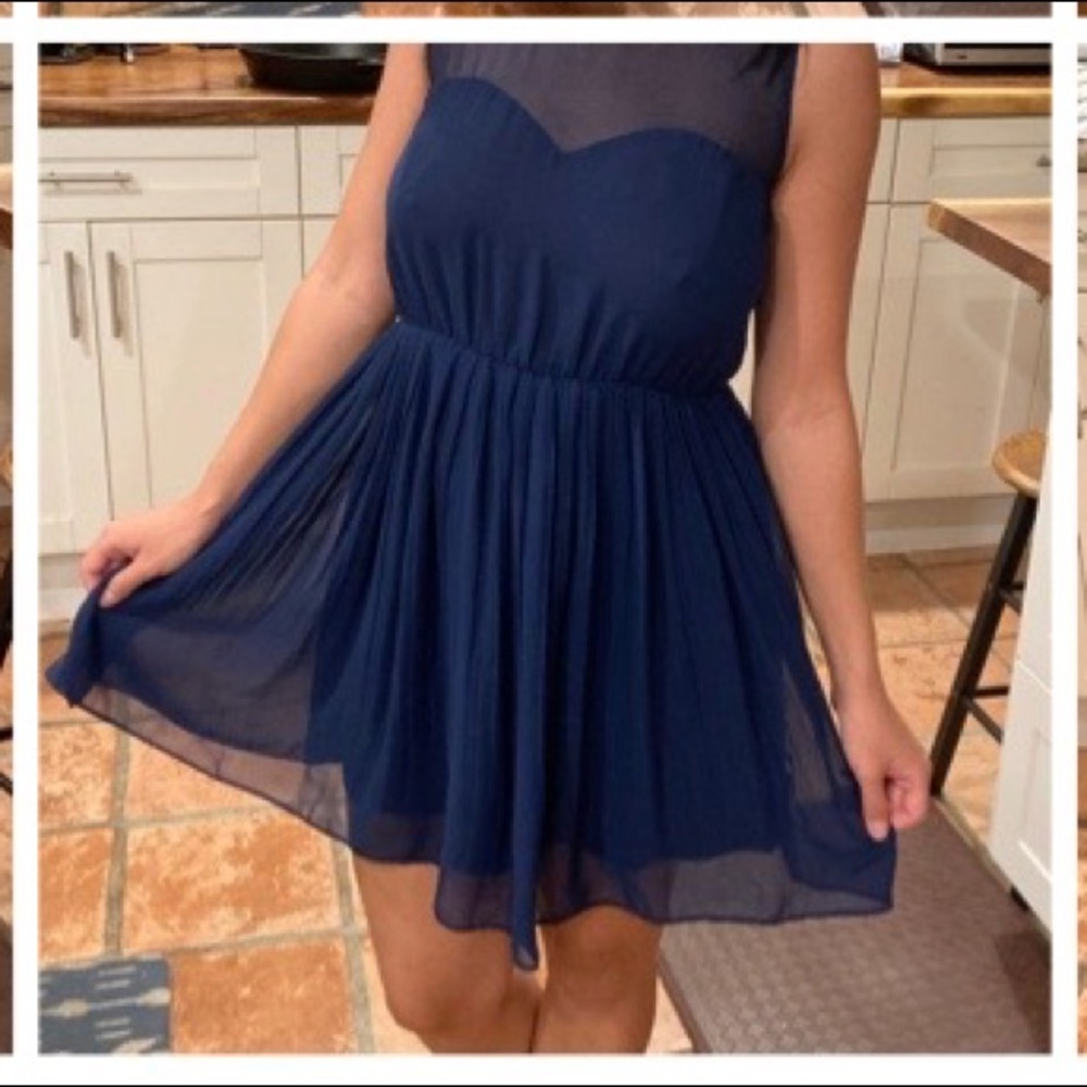 Navy blue dress
